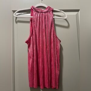 PINK HALTER TOP
